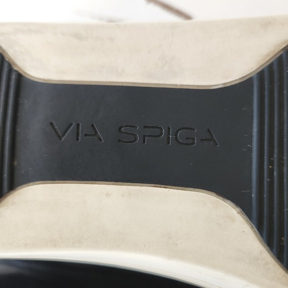 Via Spiga Black Leather Slip On Sneakers Women's US 8 Casual Comfort - Picture 10 of 10